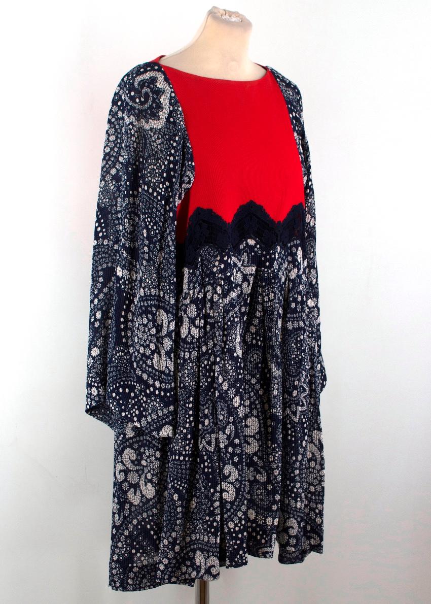 Black Chloe Floral Print Dress - Size US 4