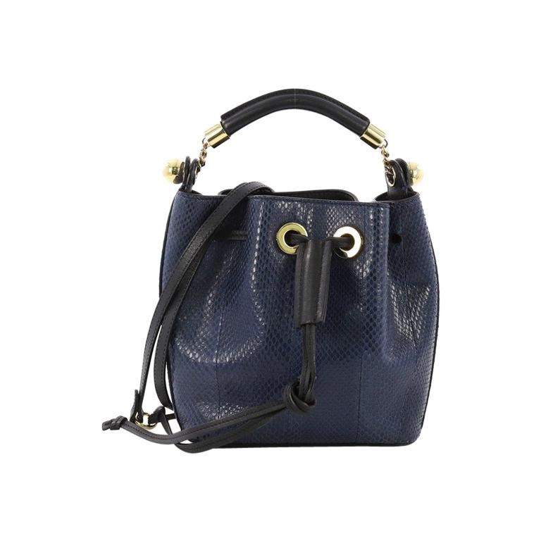 Chloe Gala Bucket Bag Python Small