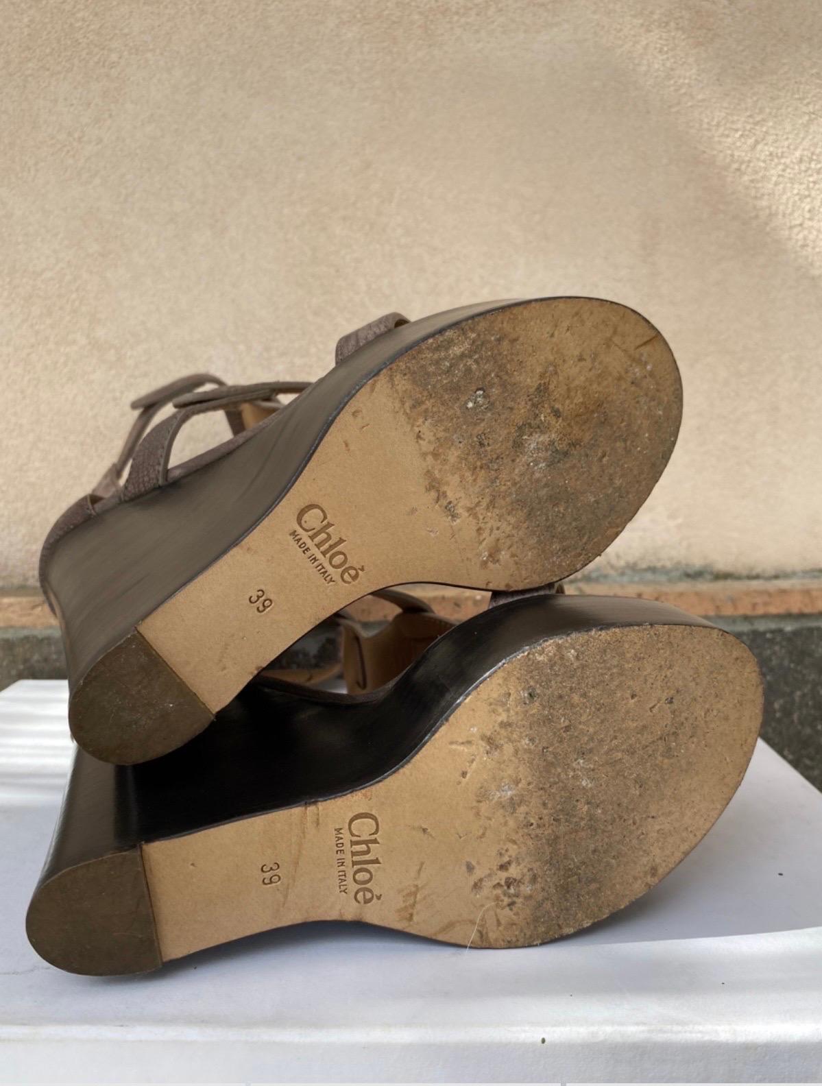 Women's or Men's Chloe gladiator brown Sandals For Sale