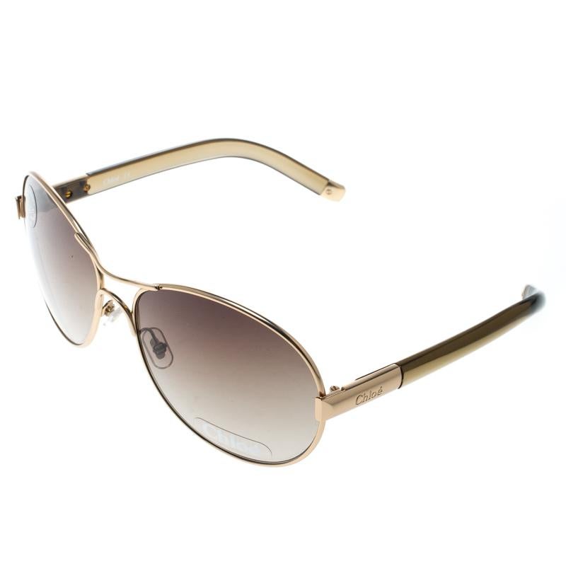 chloe aviator sunglasses