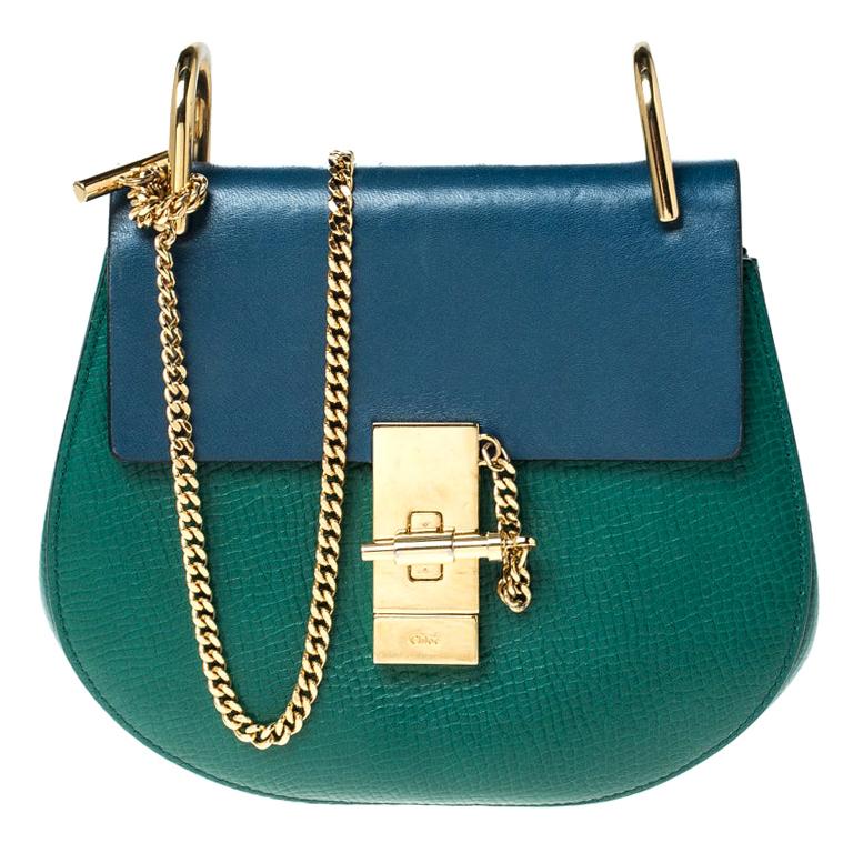 chloe green handbag