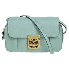 Chloe Green Leather Elsie Shoulder Bag