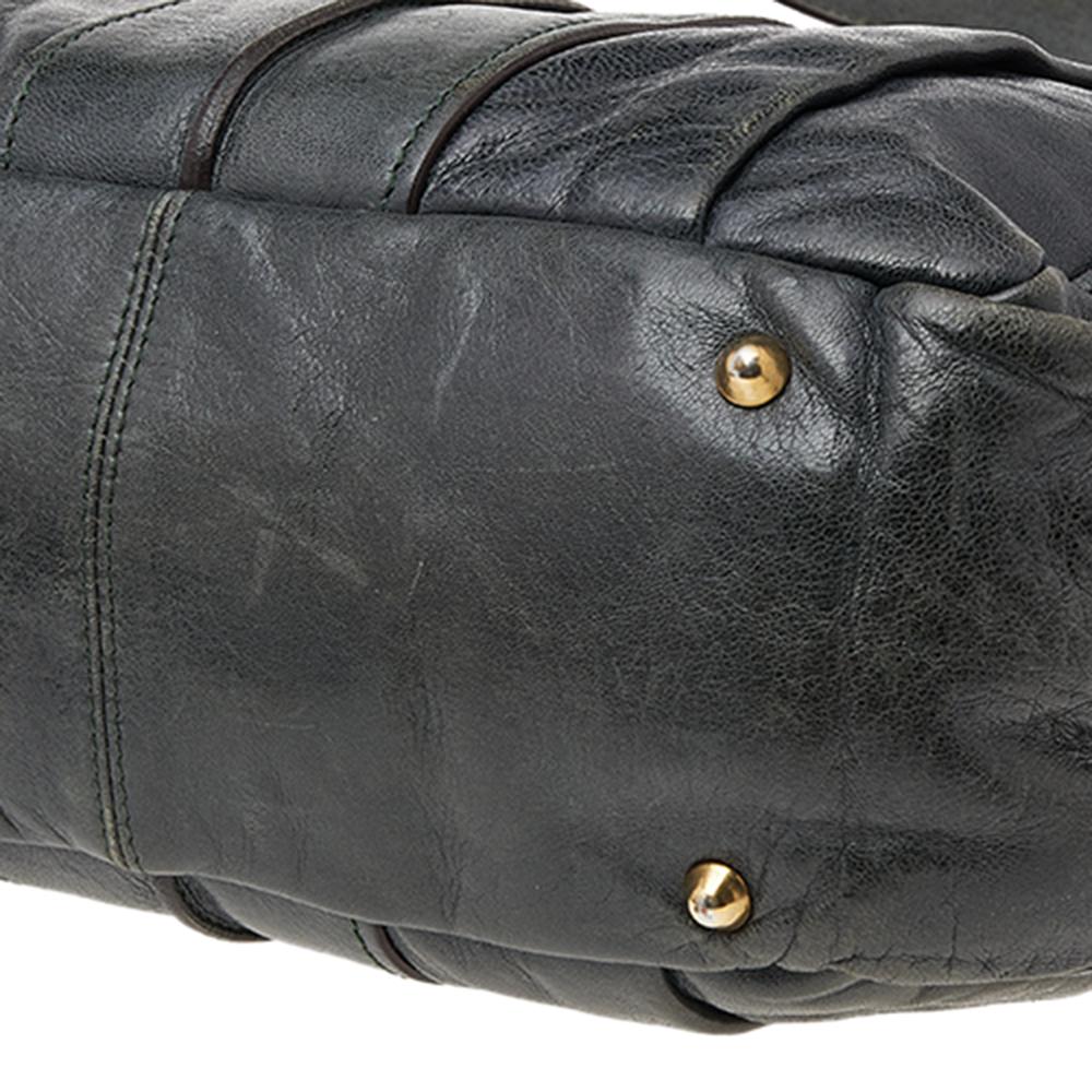 Chloe Green Leather Heloise Shoulder Bag 5
