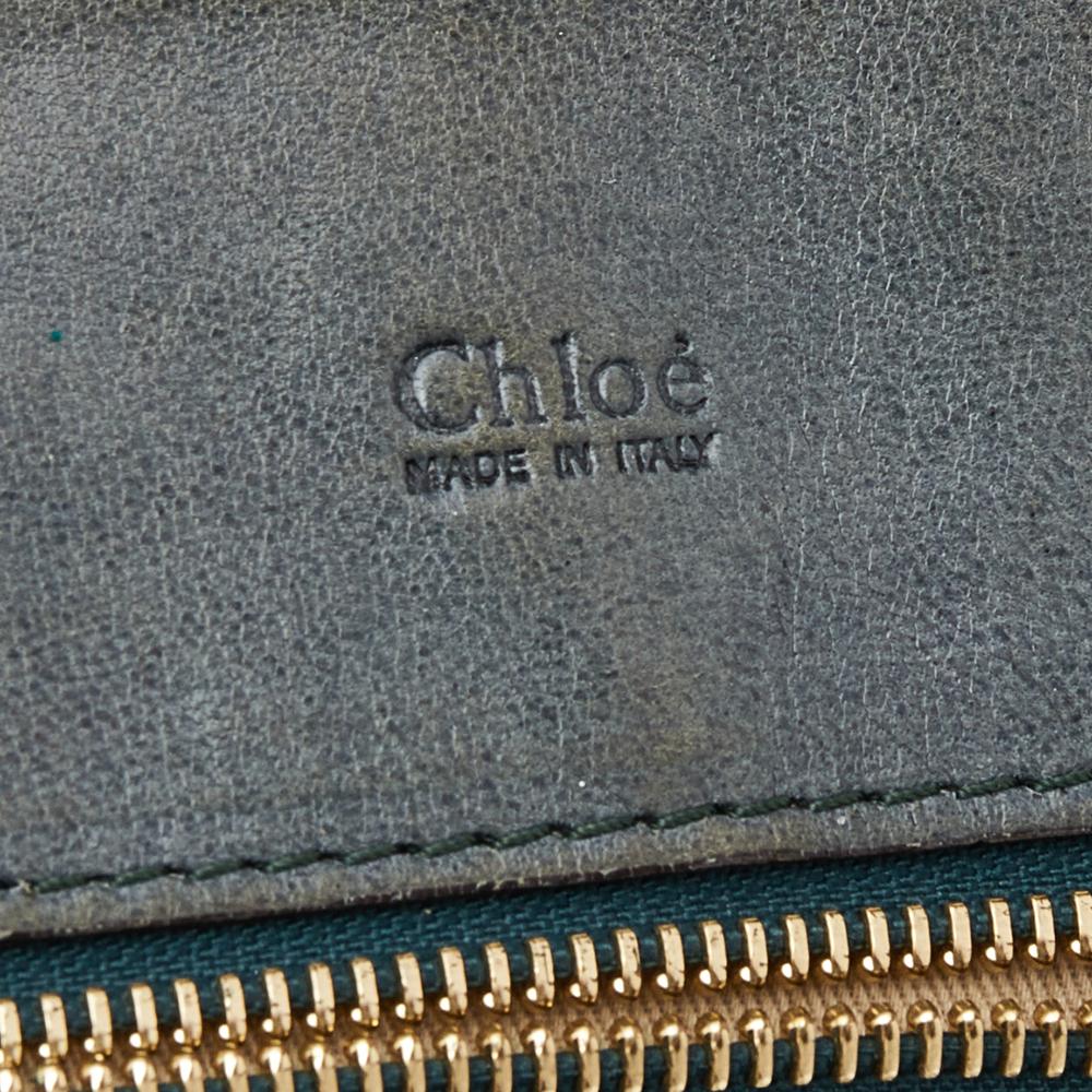 Chloe Green Leather Heloise Shoulder Bag 2