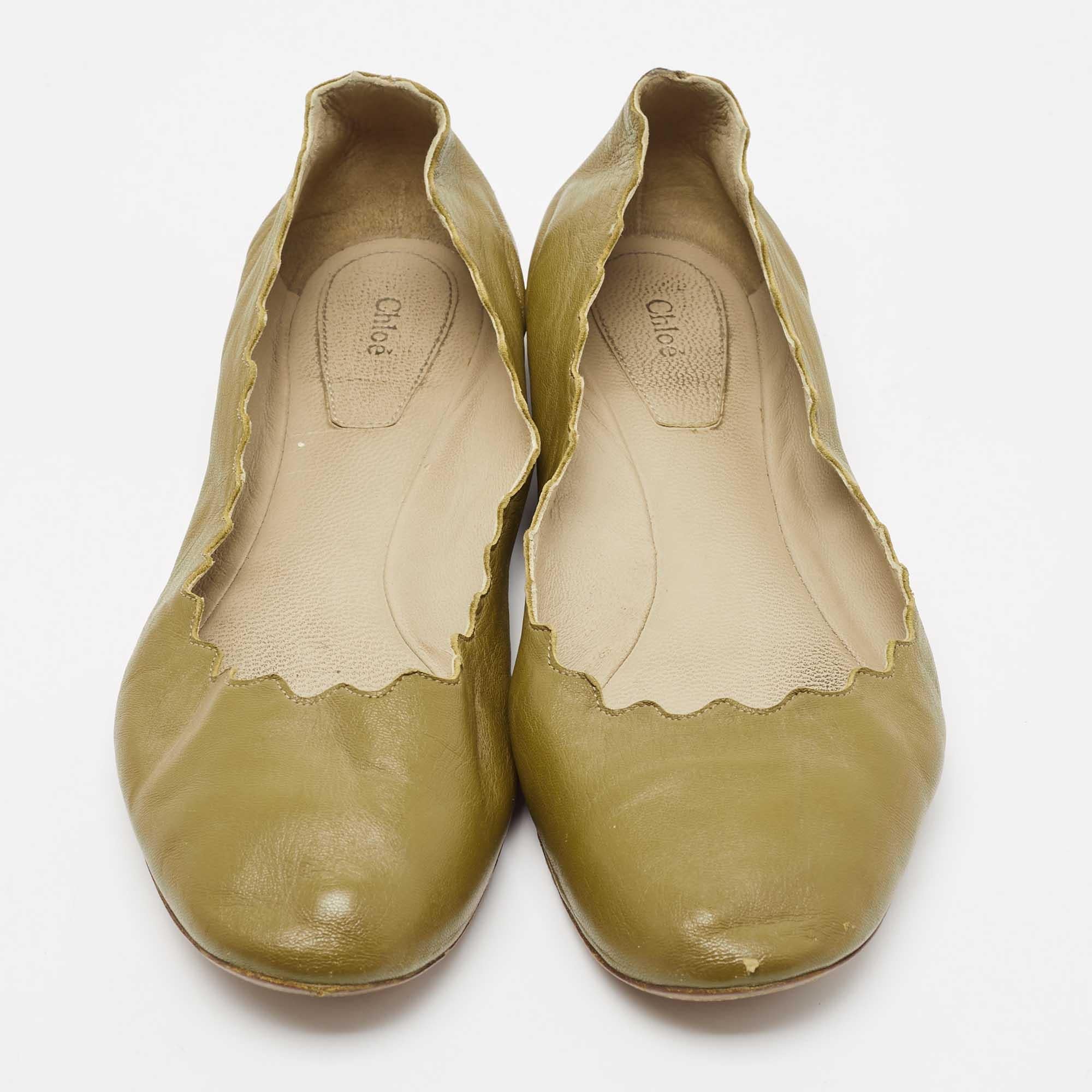 Marrone Ballerine Chloe Greene & Greene Lauren Taglia 38,5