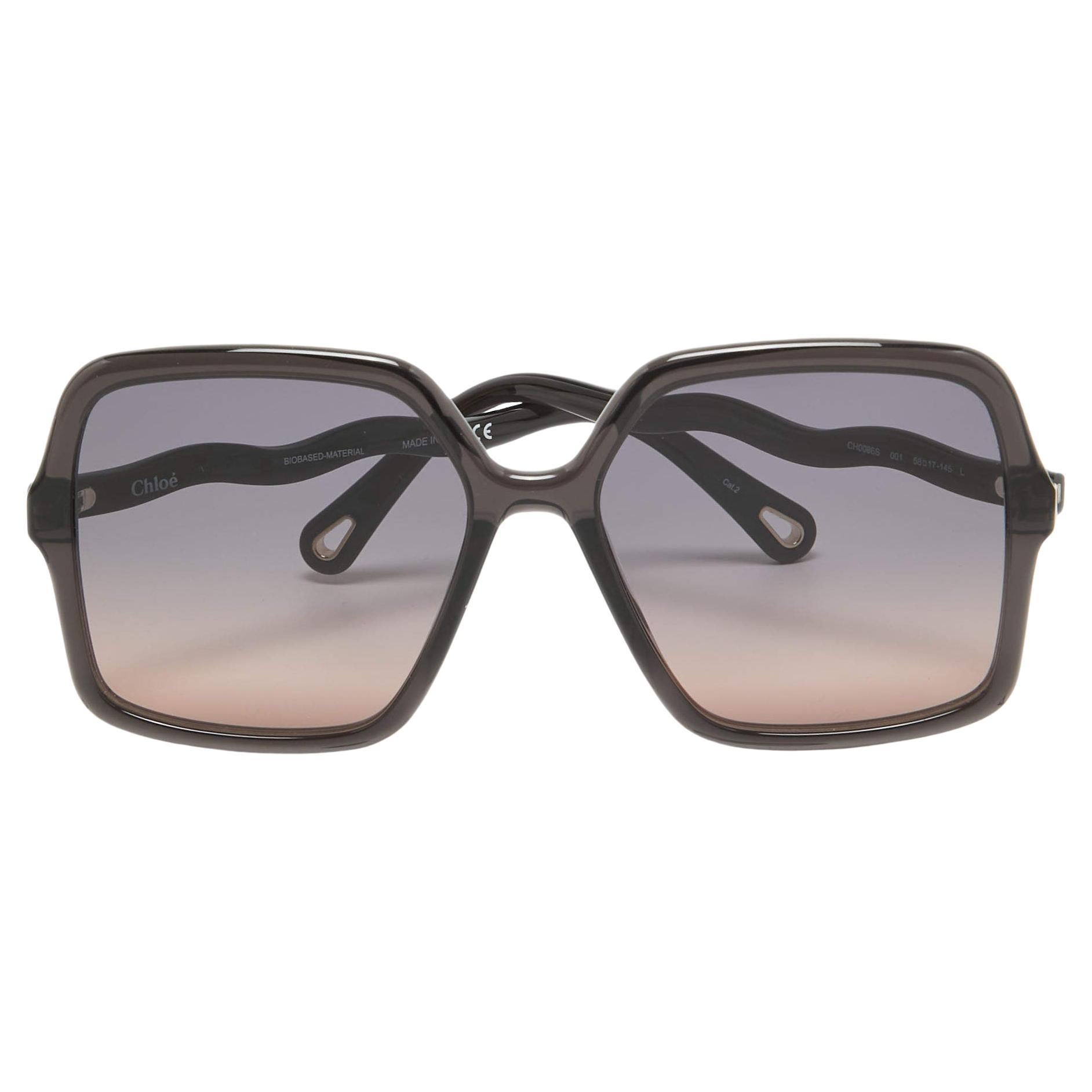 Chloe Grey/Beige Gradient CH0086S Zelie Square Sunglasses