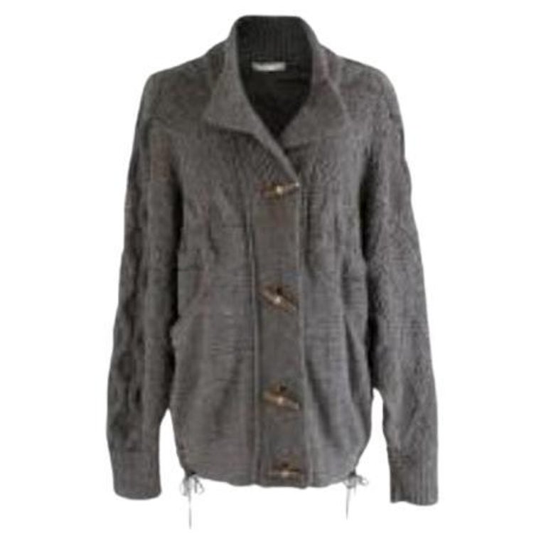 Knit Cashmere Cardigan grey
