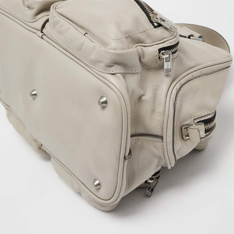 Chloe Grey Leather Large Betty Satchel For Sale 5