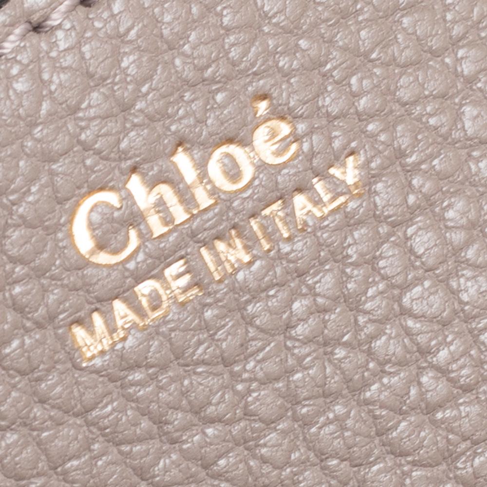 Chloe Grey Leather Medium Drew Shoulder Bag 2