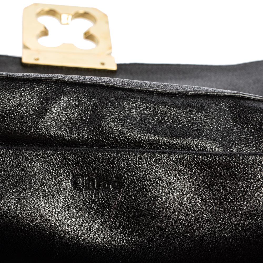 Chloe Grey Leather Medium Elsie Shoulder Bag 2
