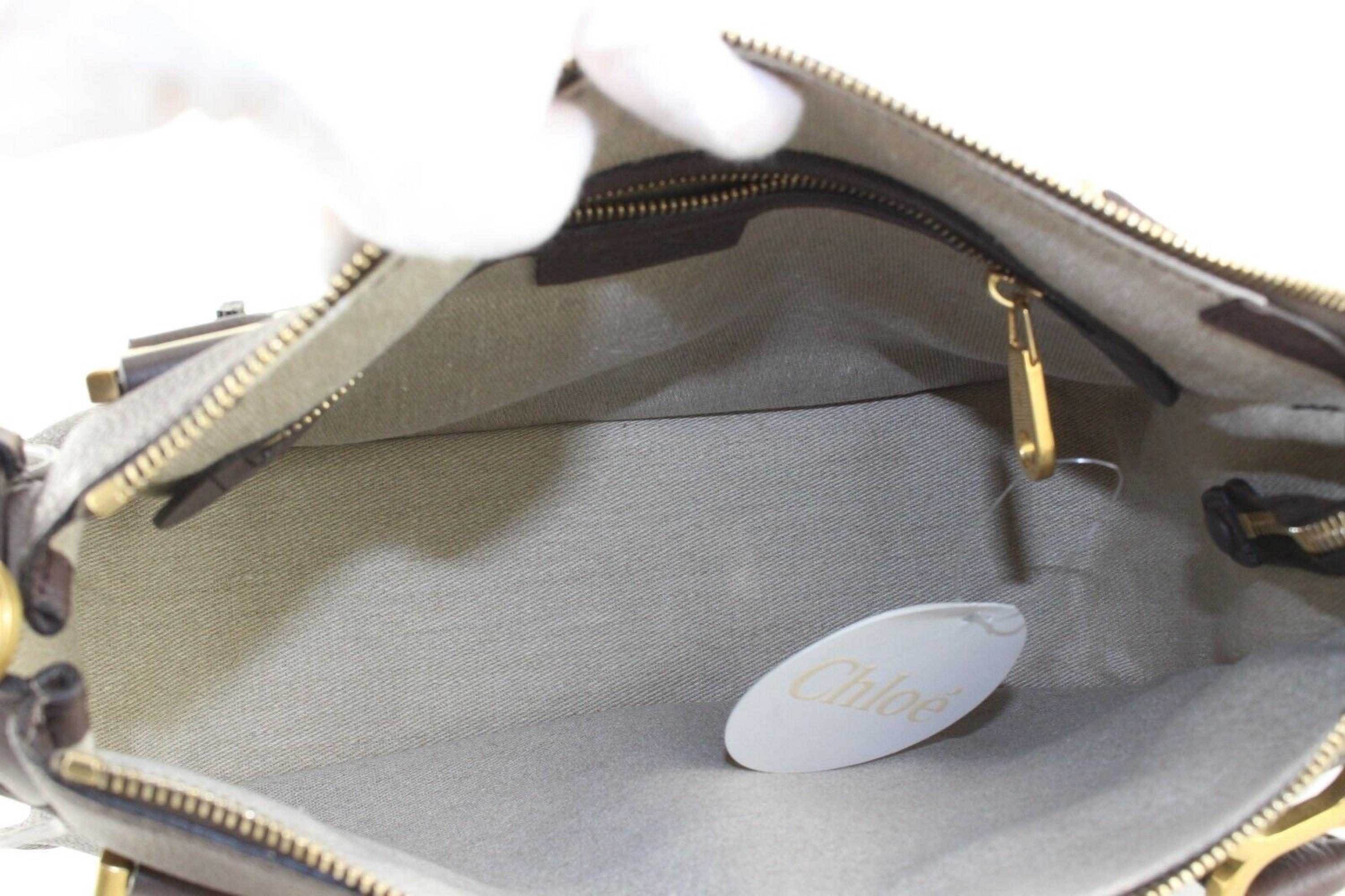 Chloe Grey Leather Medium Marcie 2way Flap Bag 1CH0509 For Sale 3