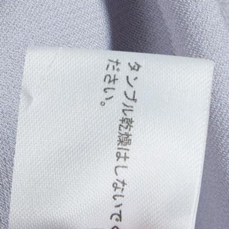 Chloe Grey Silk One Shoulder Tiered Dress S Gris en venta