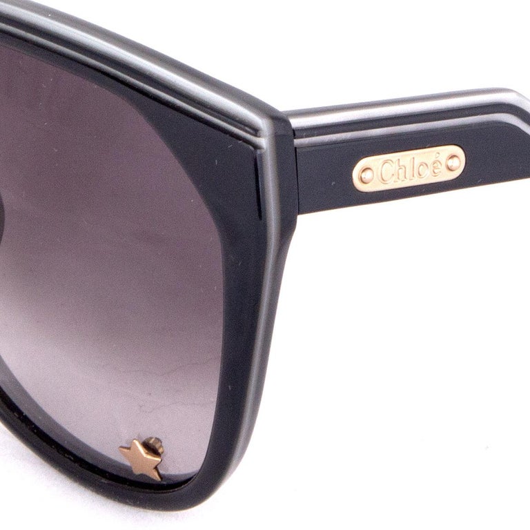 CHLOE grey and silver TILIA Sunglasses gradient grey Lenses  display picture 1