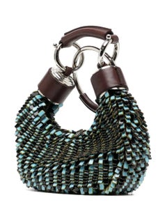 Chloé Half Moon Bracelet Bag Glass Beaded