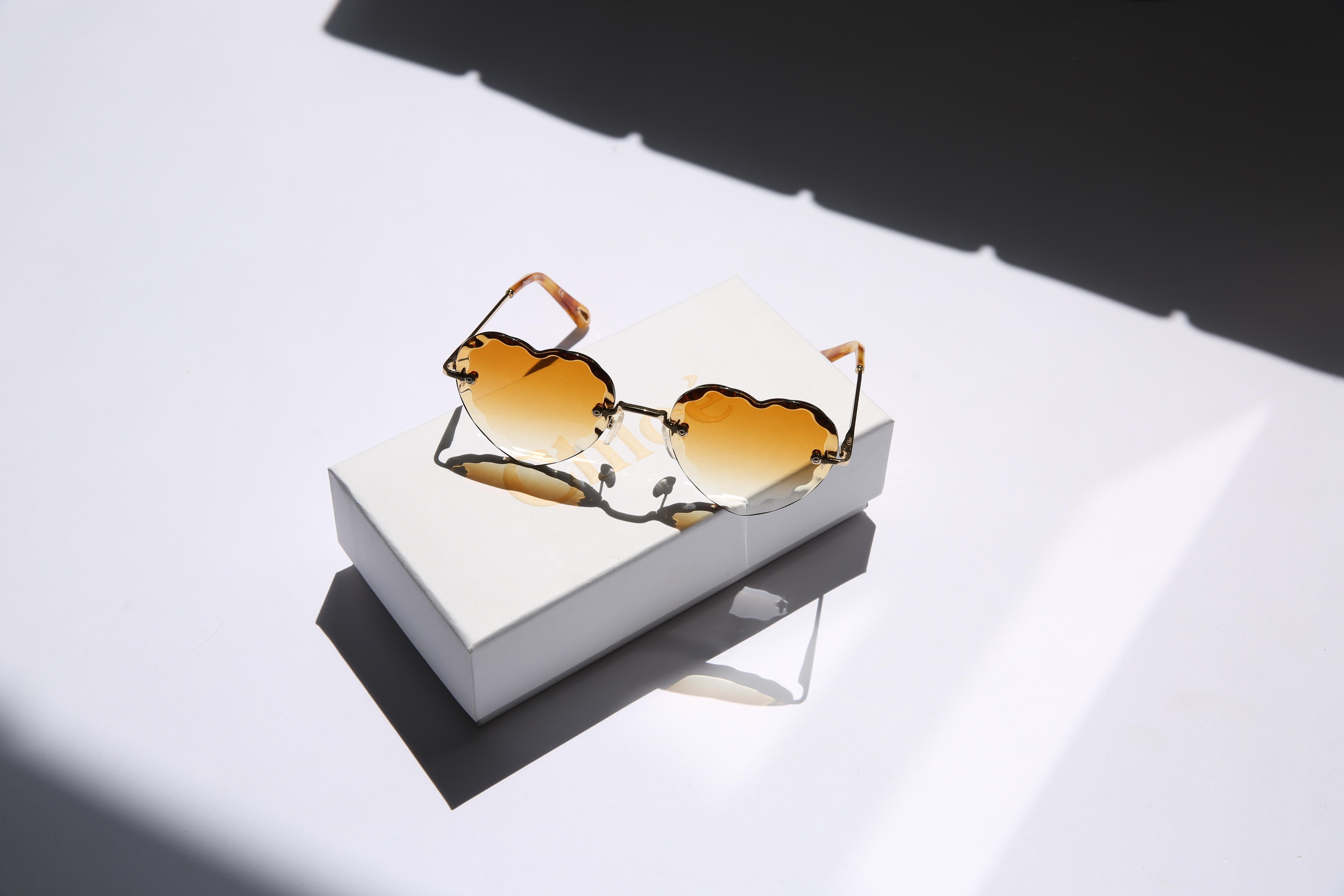 chloe heart shaped glasses