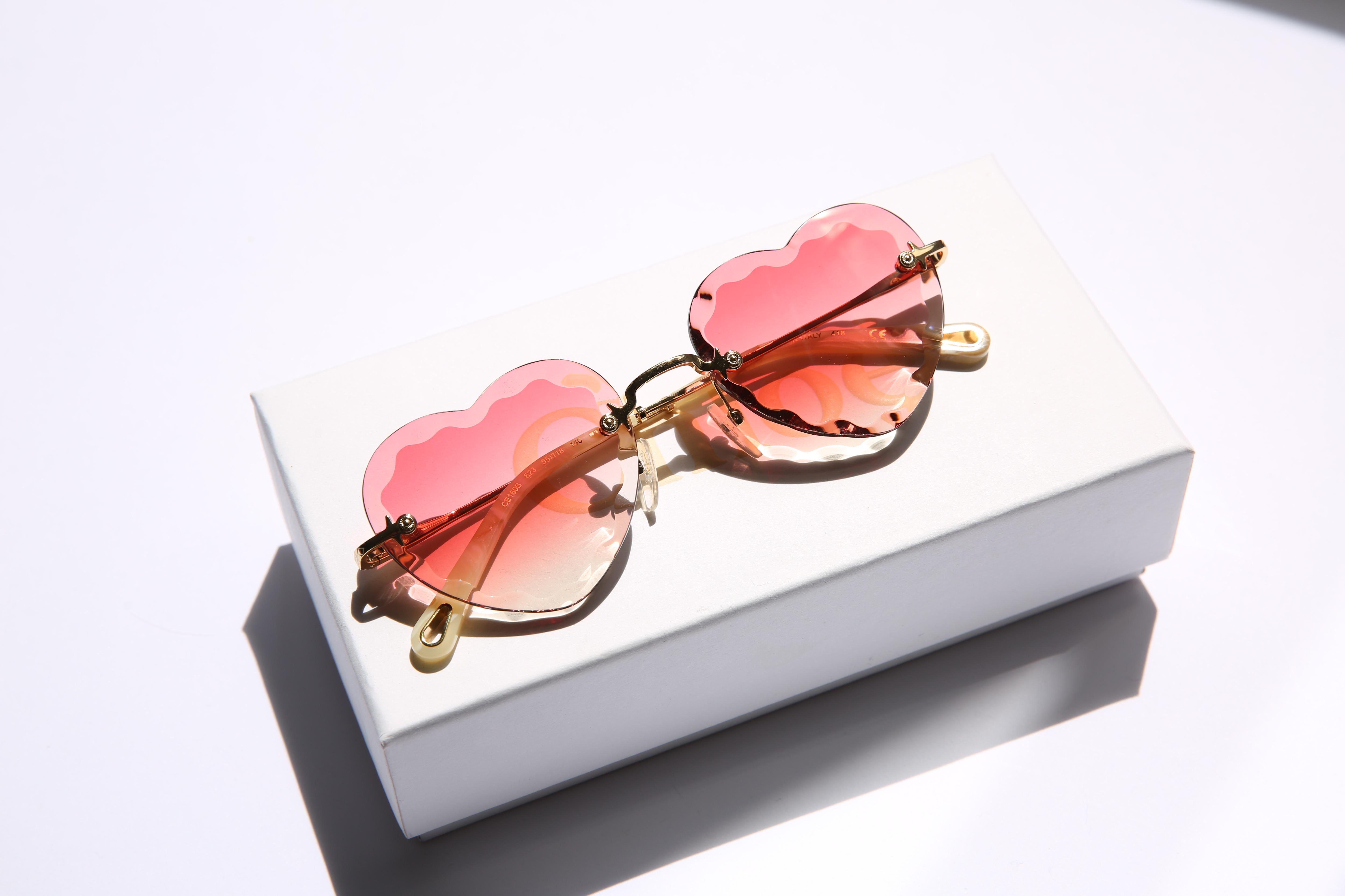 chloe heart sunglasses