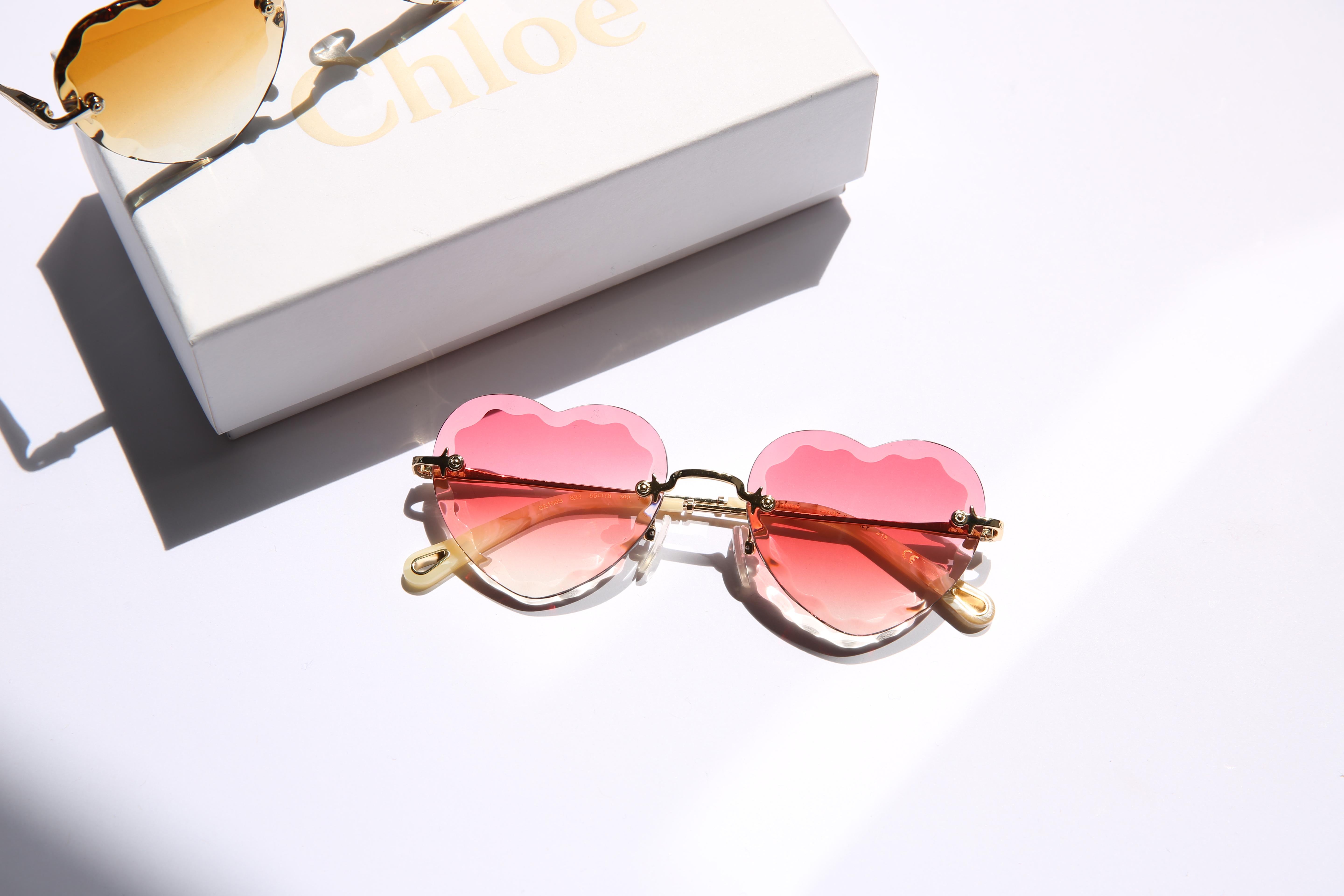 chloe heart glasses