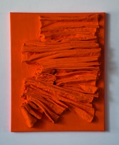 Fluorescent Light Orange Folds