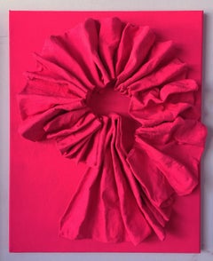 Fluorescent Pink Bengali Folds