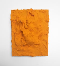 "Mango Excess" Wall Sculpture monochrome monochromatic orange pumpkin mcm 