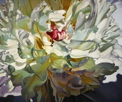 ADI SHAKTI (floral painting, realist, pastels, flower, oil painting, canvas)