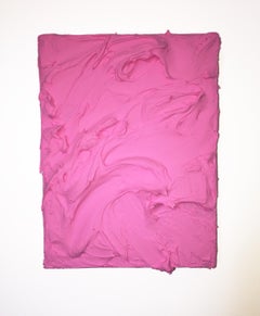 Bubble Gum Pink Excess (impasto thick painting contemporary design vivid) 