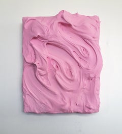 Cotton Candy Excess (impasto texture thick painting monochrome pop bold design)