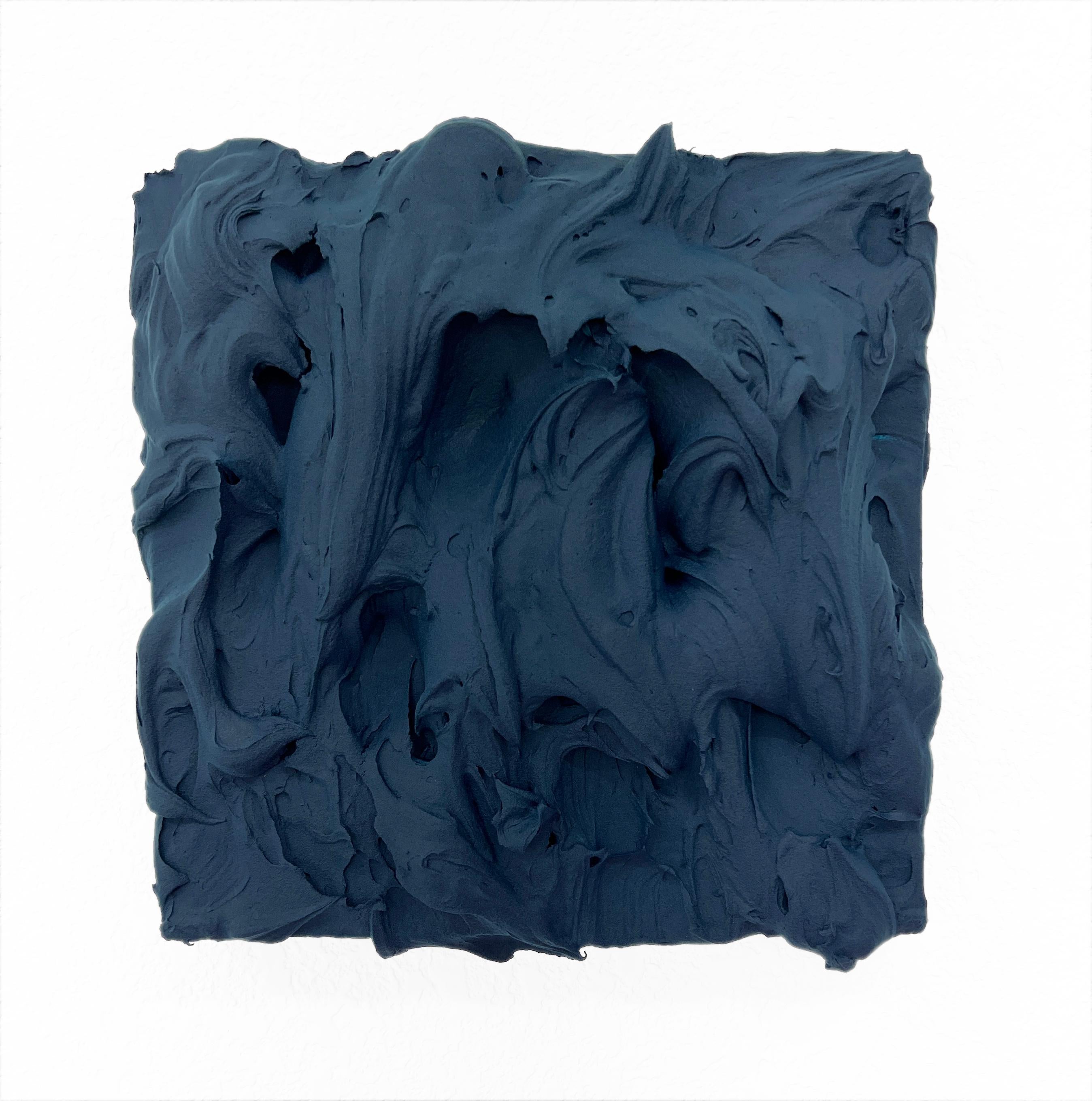 Combinazione di prugna, rosa persiano e blu di Prussia Excess (vernice densa e vibrante) - Painting Pop Art di Chloe Hedden