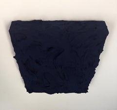 Prussian Blue (texture thick painting impasto monochrome pop bold design)