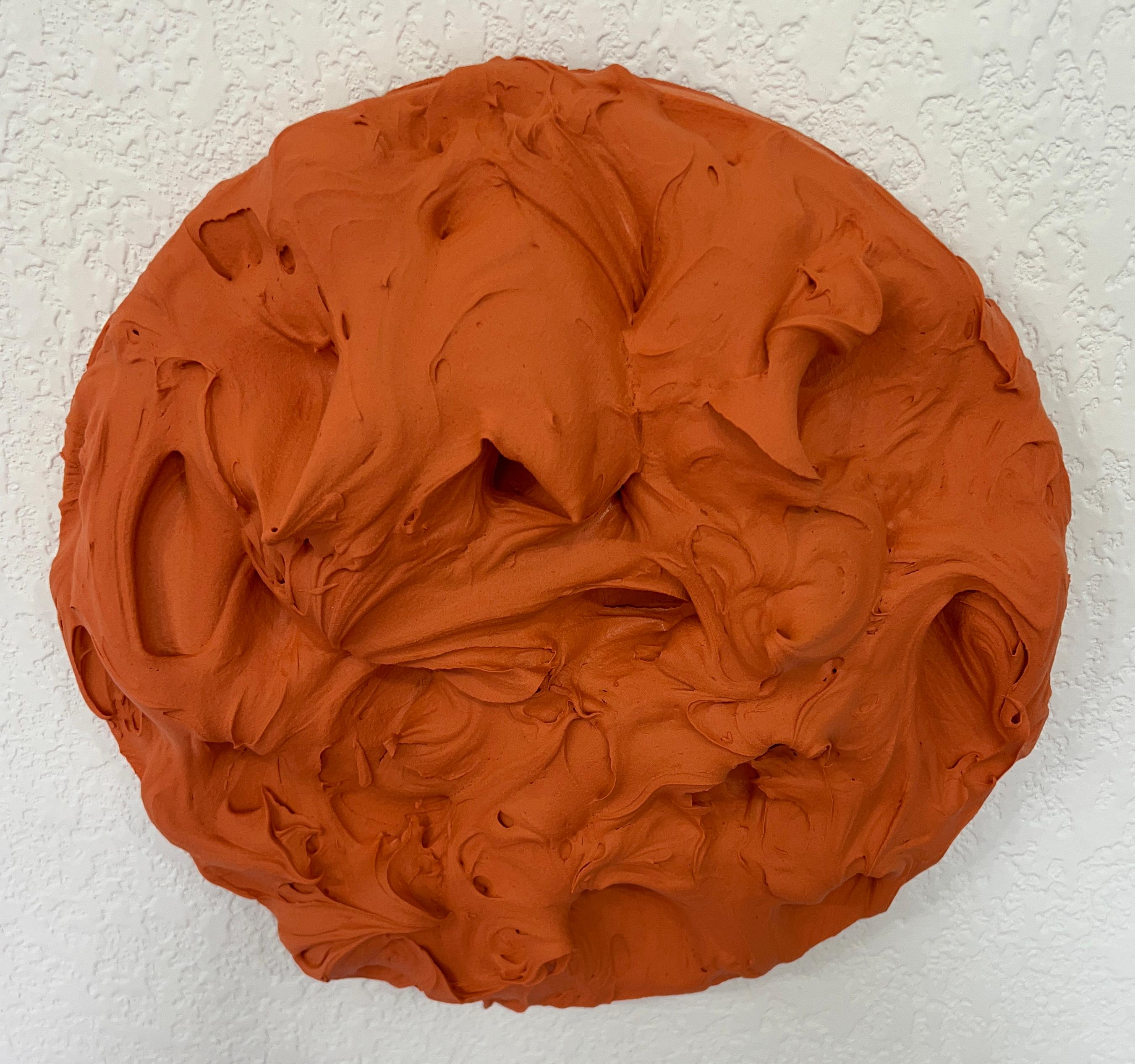 Trio di eccedenze (zucca densa, glassa rosa, cantalupo)  impasto pittura pop) in vendita 14