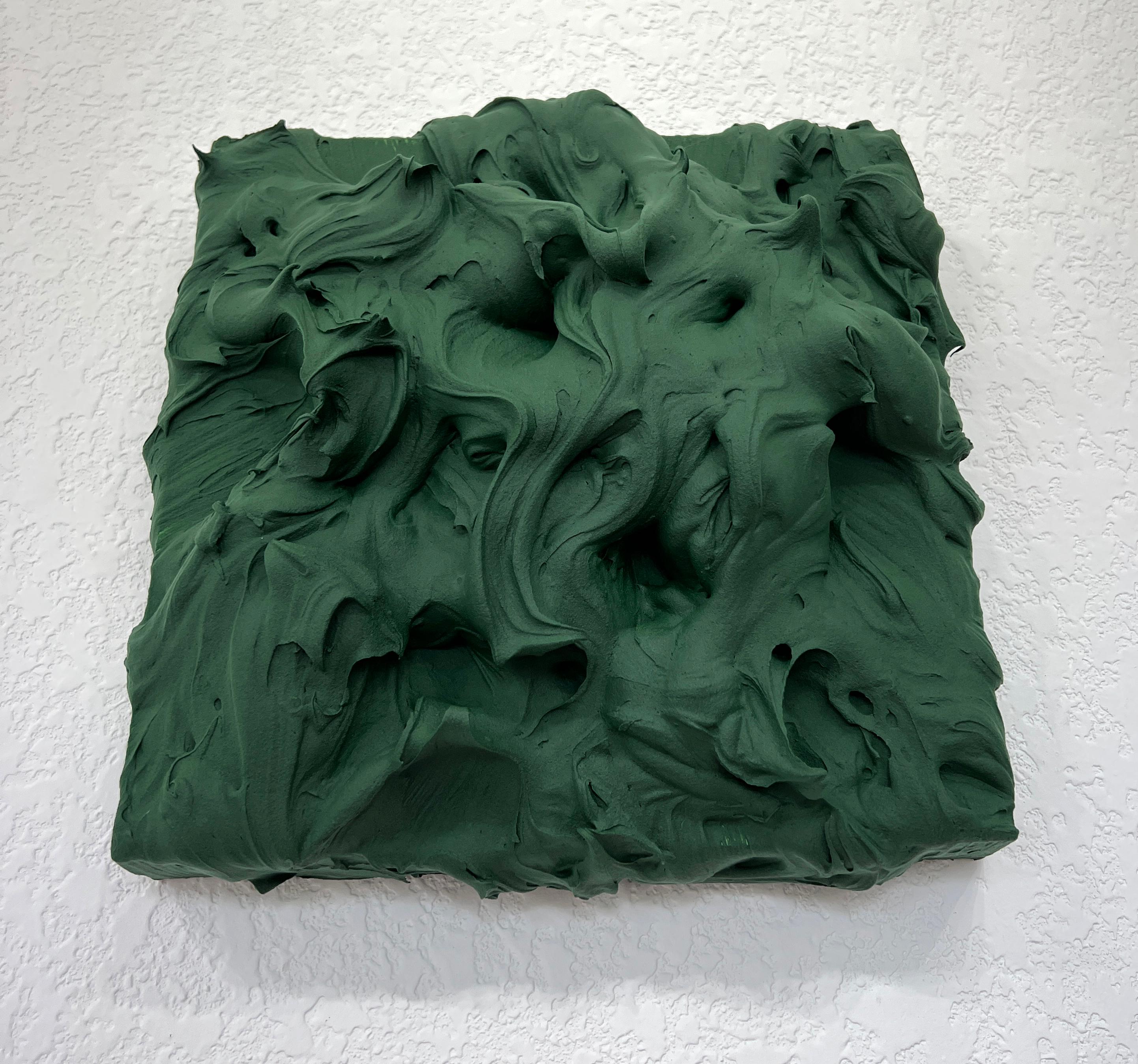 Sap Green, Forget Me Not e Prussian Blue Excess (vernice densa e vibrante). - Painting Pop Art di Chloe Hedden