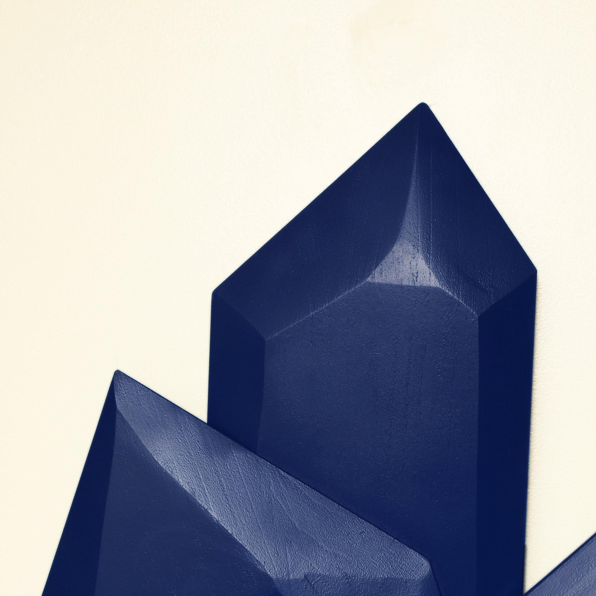 Iris Crystals - Abstract Geometric Sculpture by Chloe Hedden
