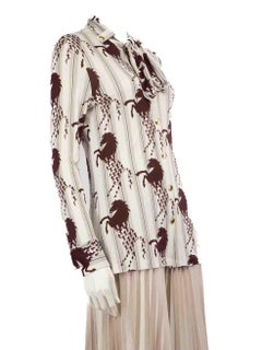 Chloé Horse Print Blouse Size M
