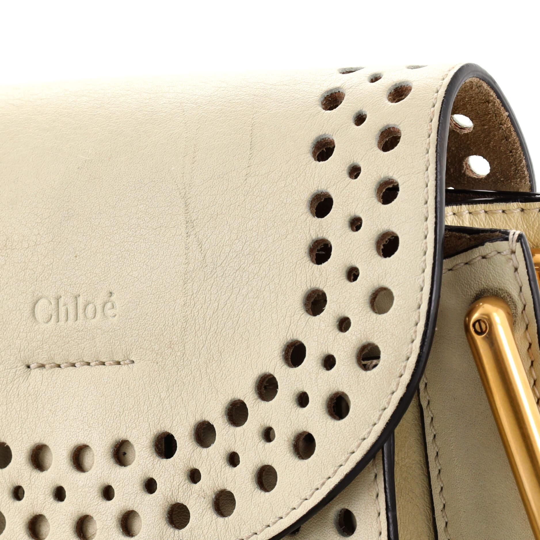 Women's or Men's Chloe Hudson Handbag Perforated Leather Mini