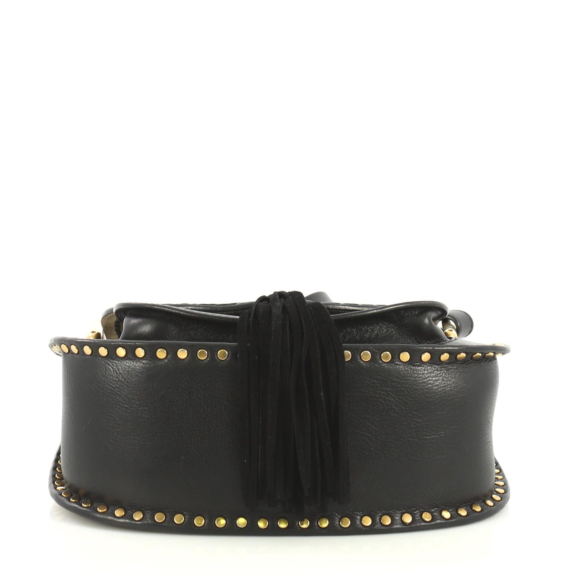 Women's Chloe Hudson Handbag Whipstitch Leather Medium