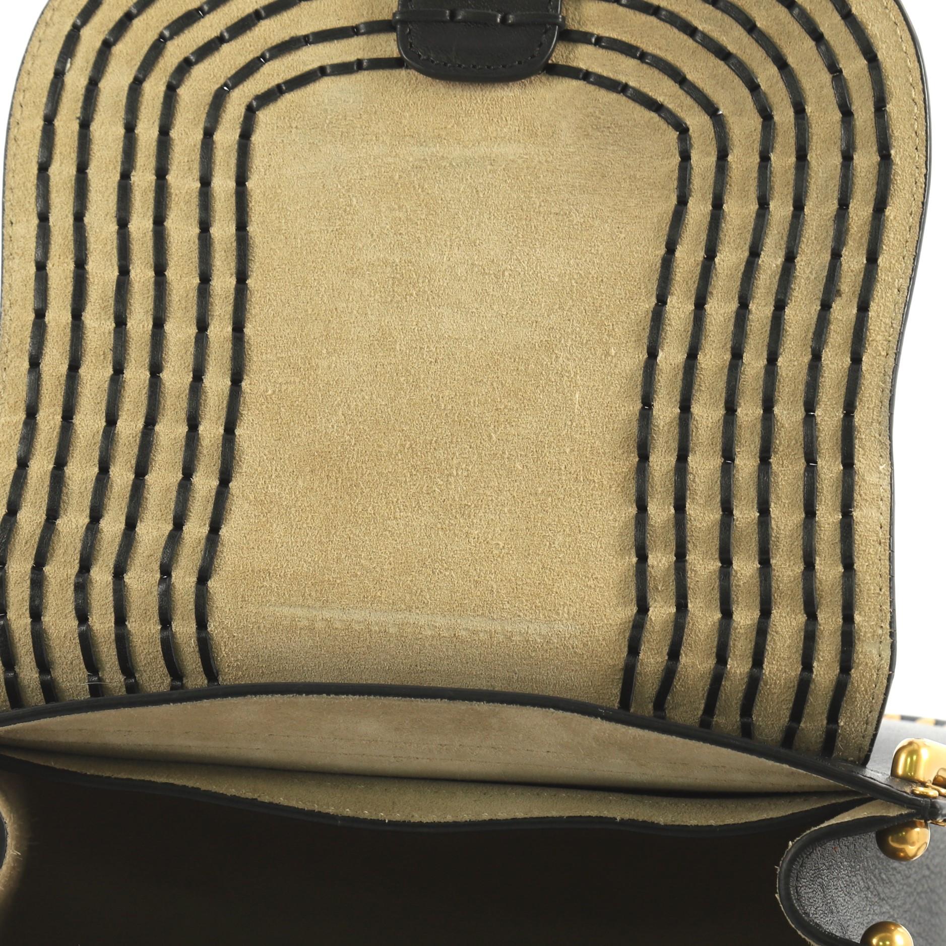 Chloe Hudson Handbag Whipstitch Leather Medium 2