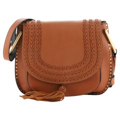 Handtasche aus Leder mit Peitschenstich von Hudson Medium