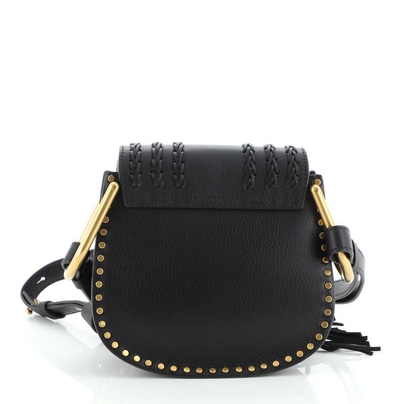 Chloe Hudson Handbag Whipstitch Leather Mini In Good Condition In NY, NY