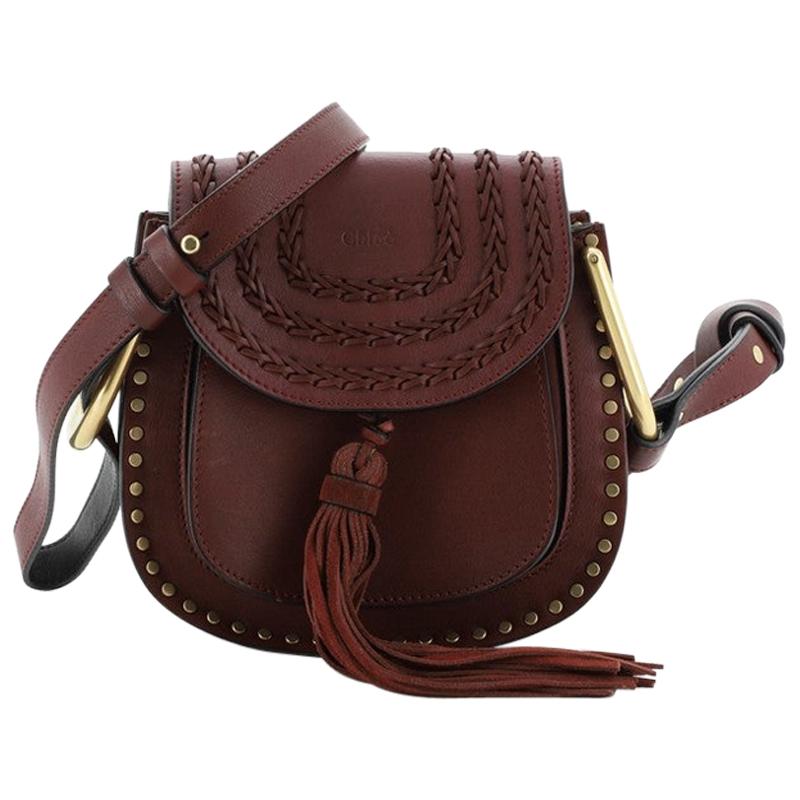  Chloe Hudson Handbag Whipstitch Leather Mini
