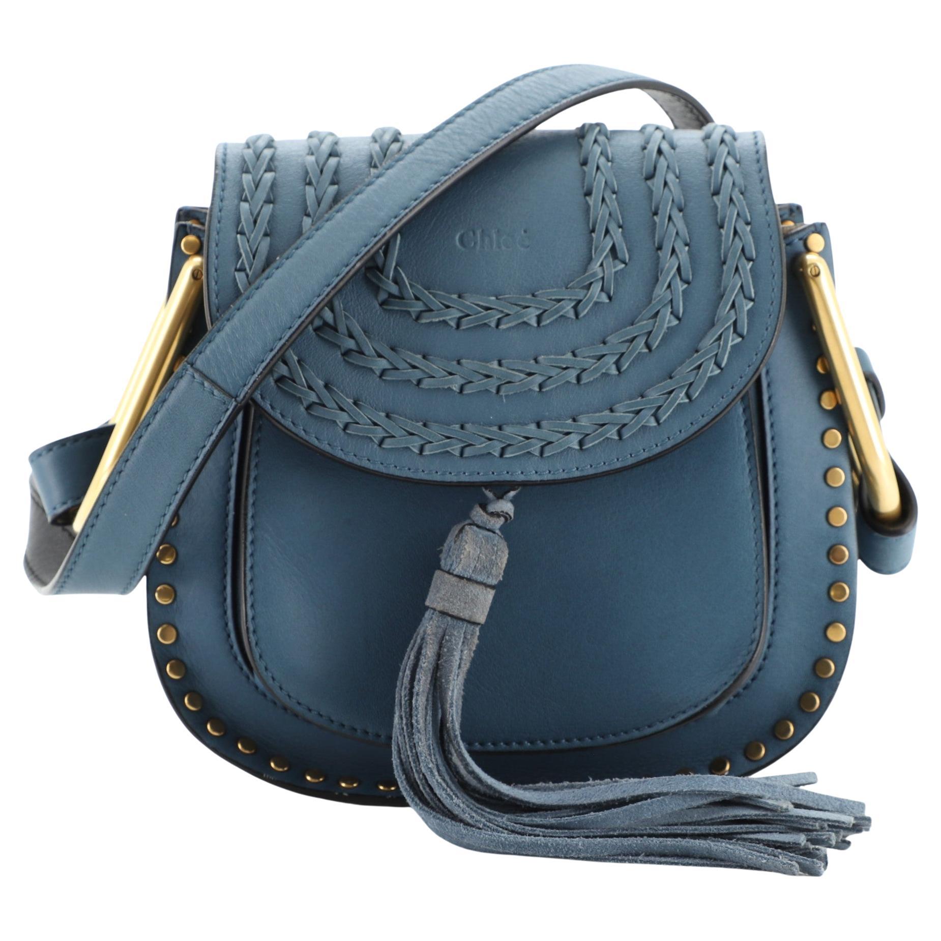 Chloe Marcie Crossbody Bag Whipstitch Suede Mini at 1stDibs