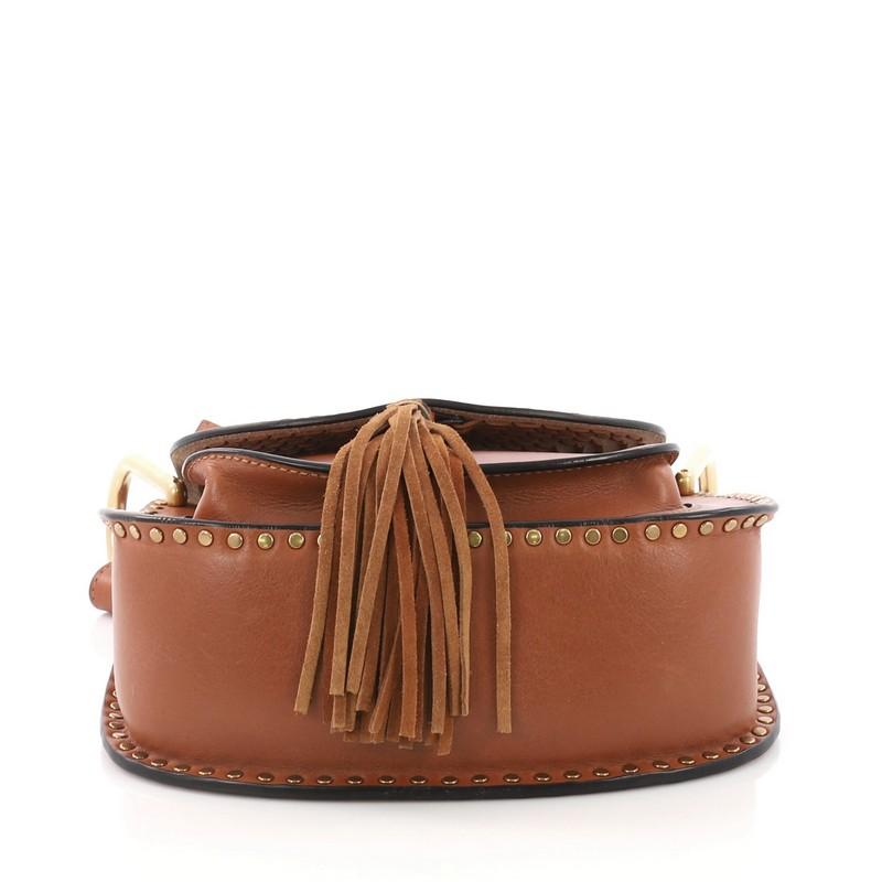 Women's Chloe Hudson Handbag Whipstitch Leather Small