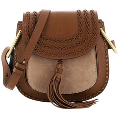  Chloe Hudson Handbag Whipstitch Leather Small