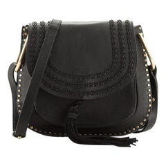 Chloe  Hudson Handbag Whipstitch Leather Small