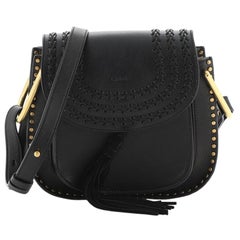 Chloe Hudson Handbag Whipstitch Leather Small