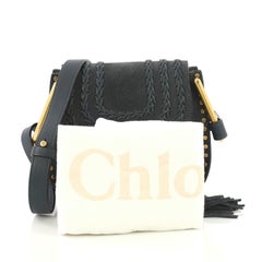 Chloe Hudson Handbag Whipstitch Suede Mini