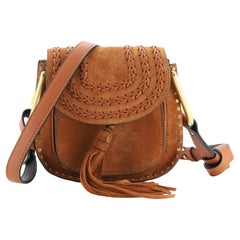 Chloe Hudson Handbag Whipstitch Suede Mini