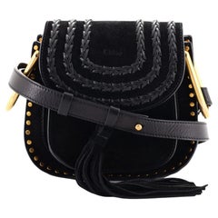 Chloe Hudson Handbag Whipstitch Suede Mini