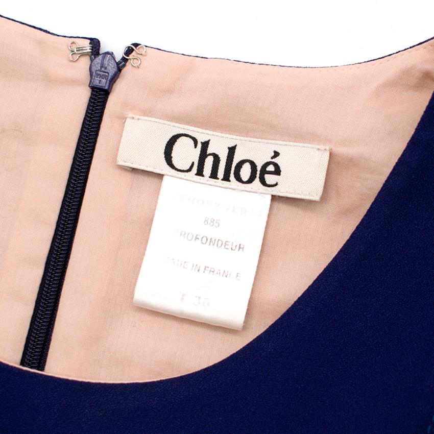 Black  Chloe Indigo Mid-Length Dress - Size US 4 For Sale