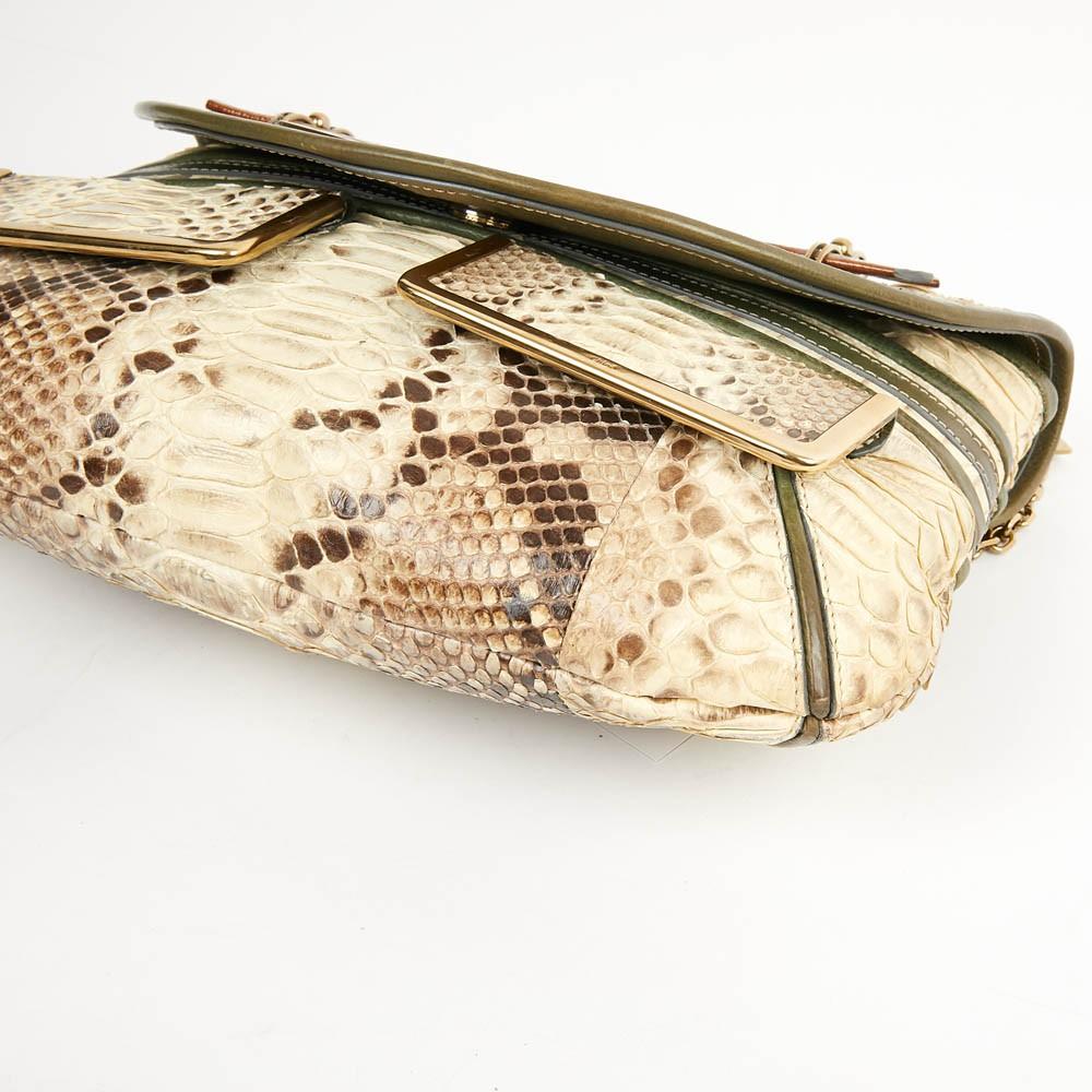 Chloé Irina - Sac à bandoulière en python beige Pour femmes en vente