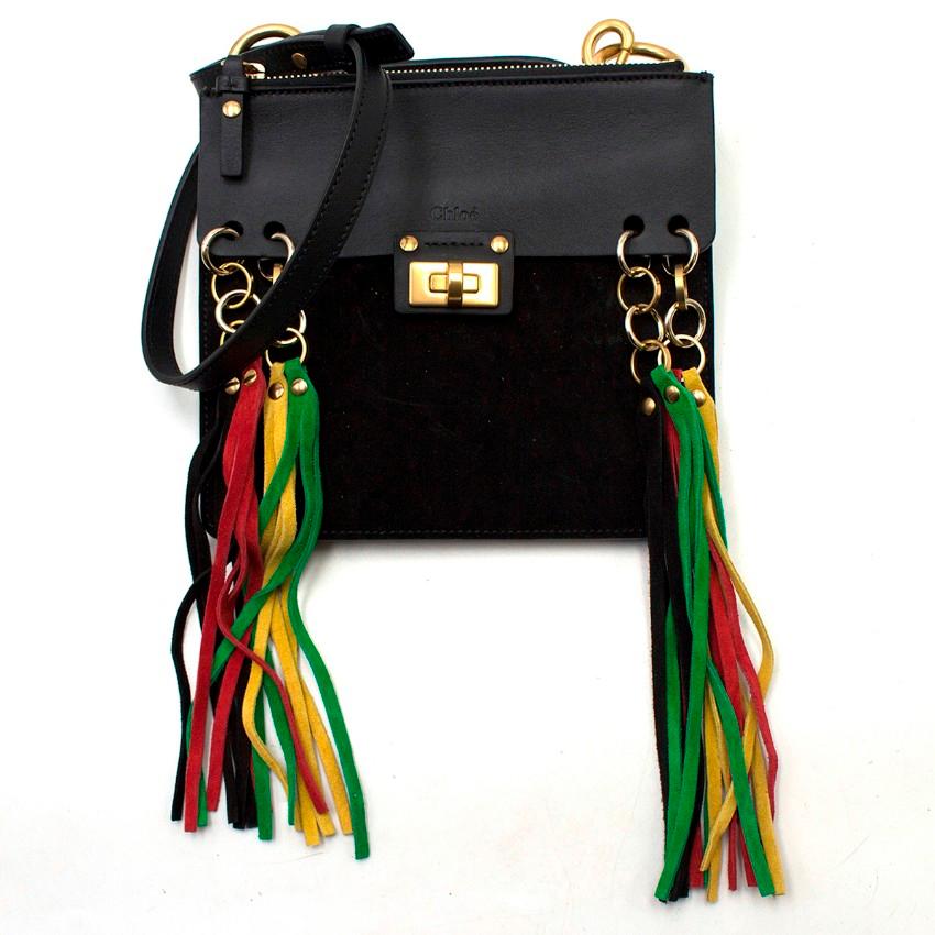 Women's Chloe Jane Tassel Leather Crossbody Bag